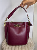 Borsa vera pelle bordeaux