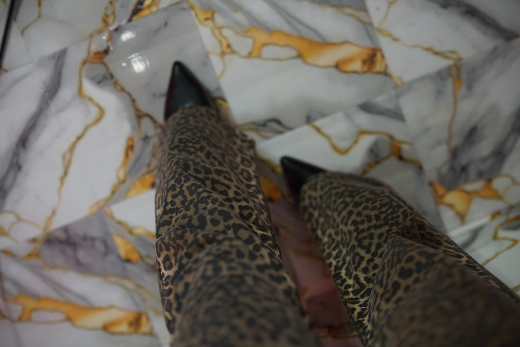 Jeans leopardati