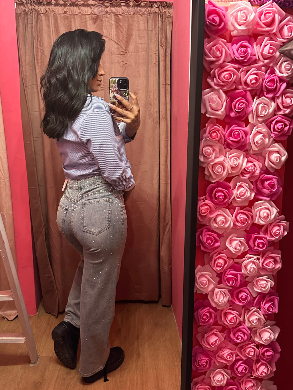 Jeans brillantinati stelle