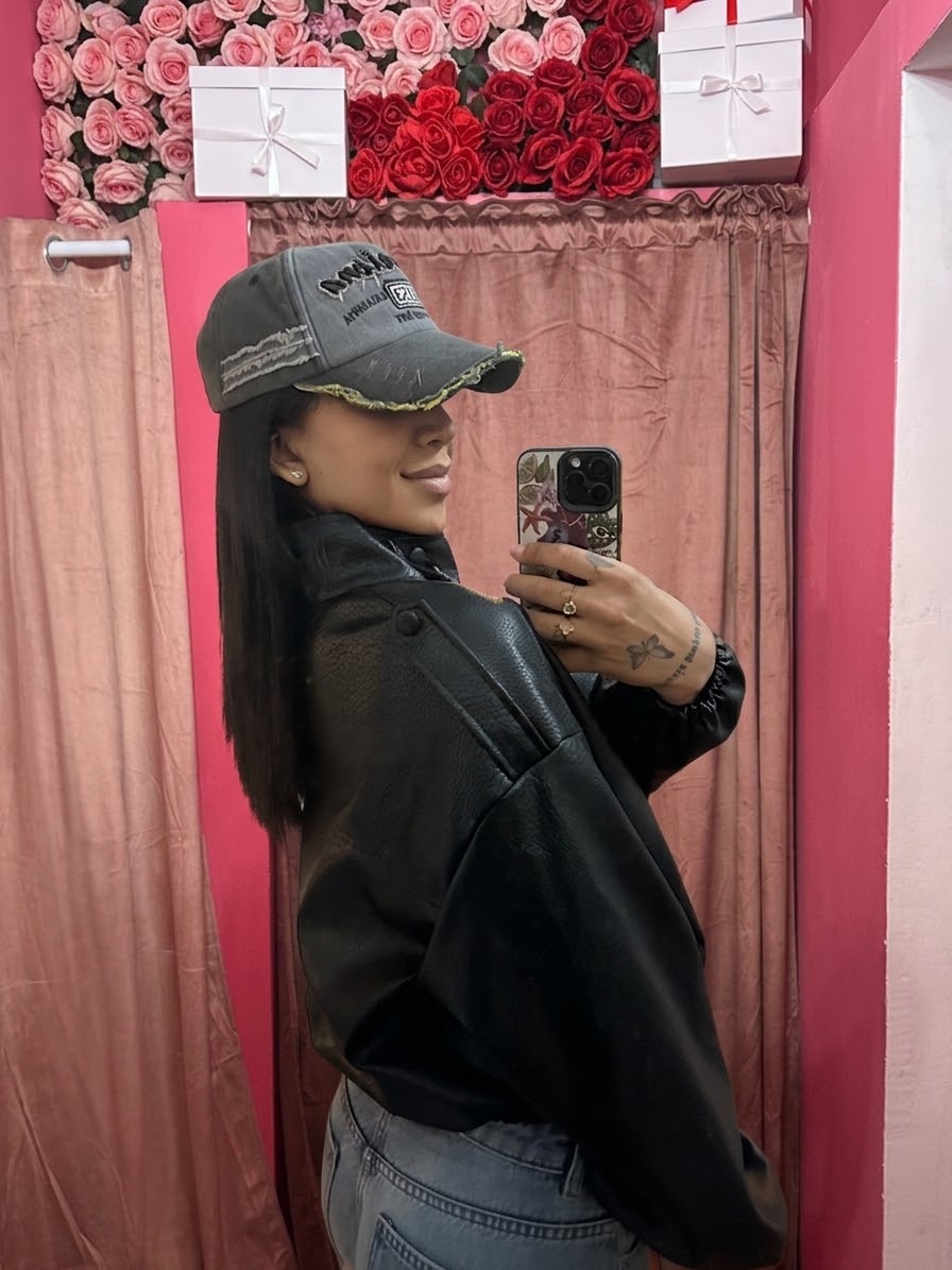 Giacca biker pelle
