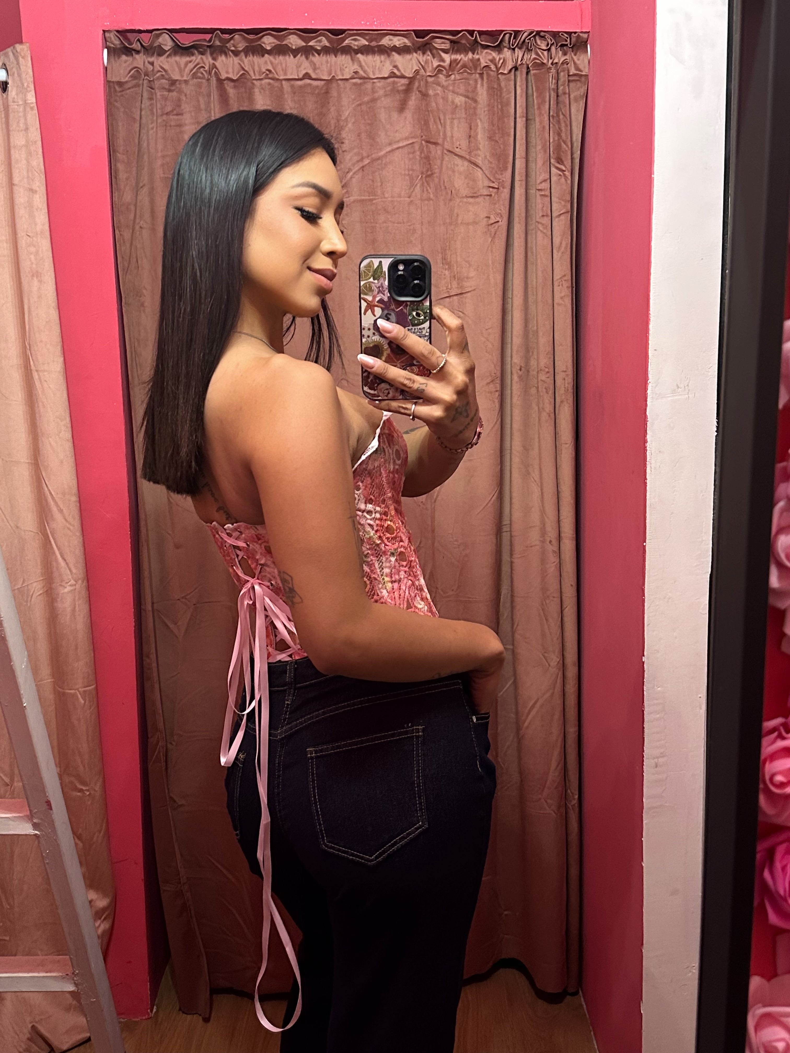Corsetto rosa