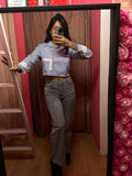 Jeans brillantinati stelle