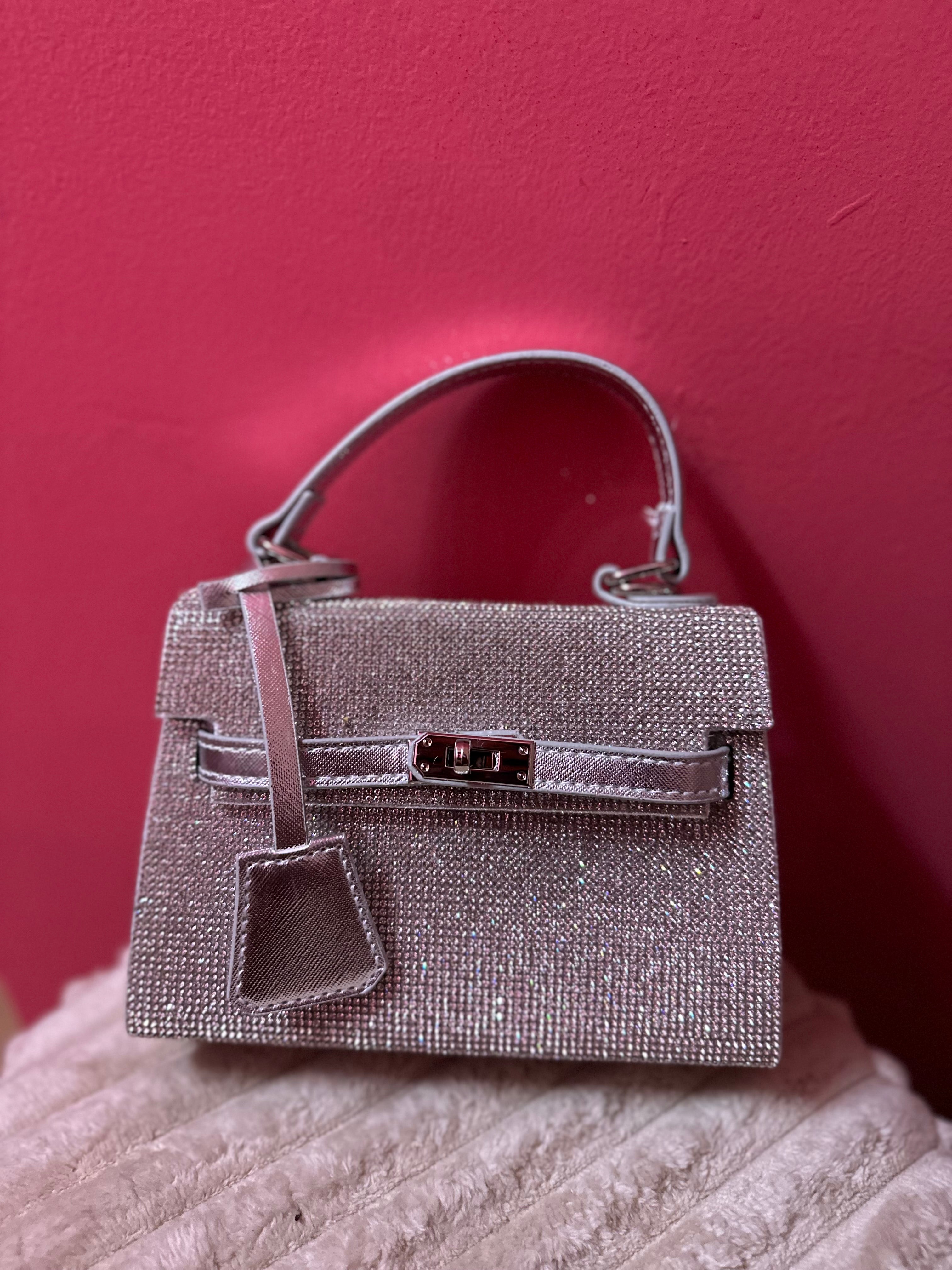 Mini birkin brillantinato