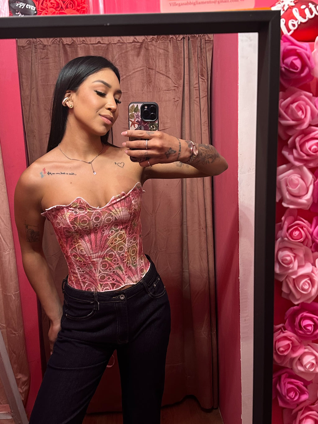 Corsetto rosa