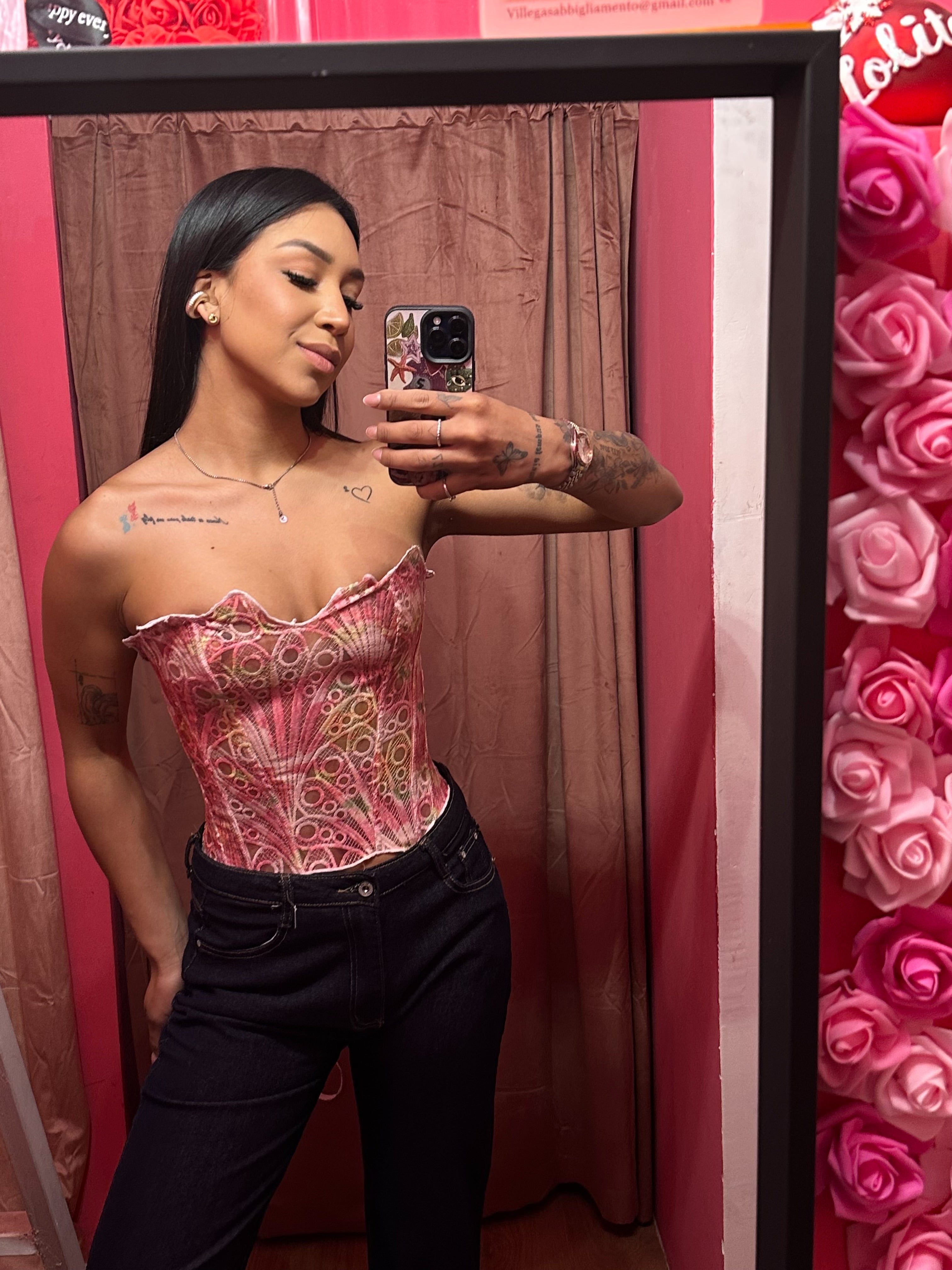 Corsetto rosa
