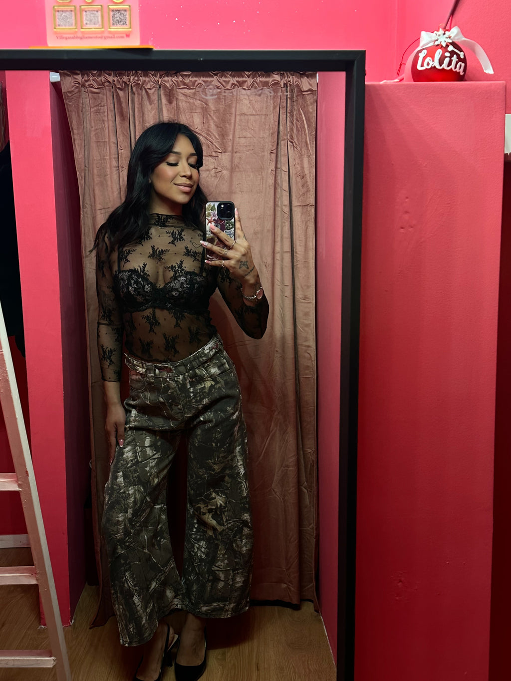 Cargo mili pink